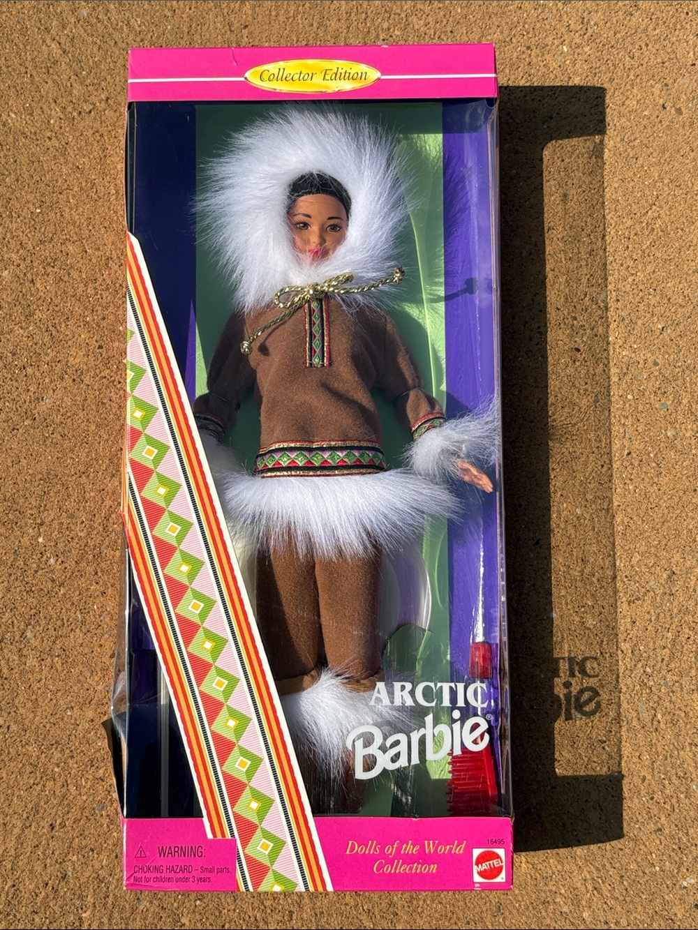 NWT 1996 Arctic Barbie by Mattel Dolls of the World Collection #16495